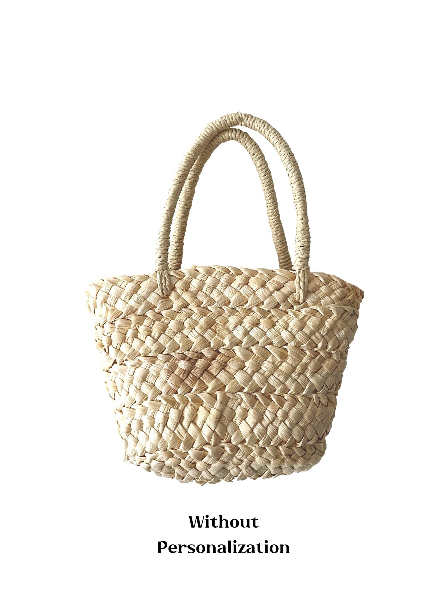 "Kenting" Small Custom Straw Bag